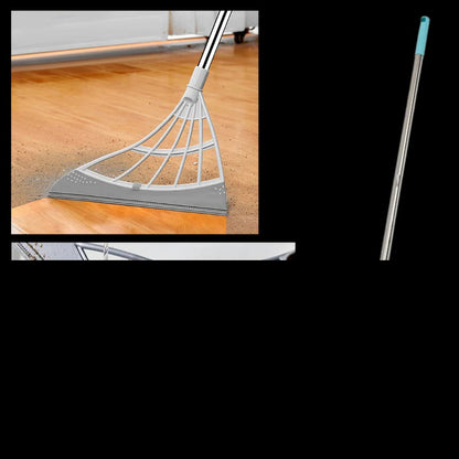 Extendable Handle Rubber Floor Broom