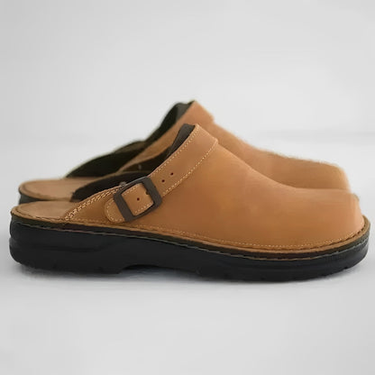 Comfortable Mens Genuine Leather Slipper Shoes