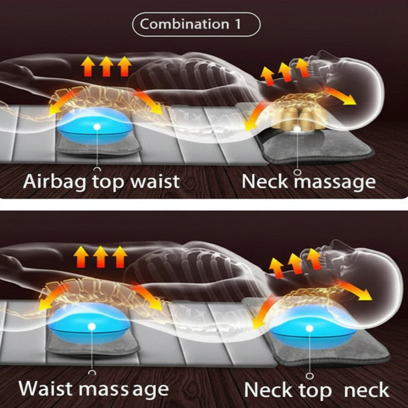 Relaxing Heated Massage Mat with Adjustable Settings