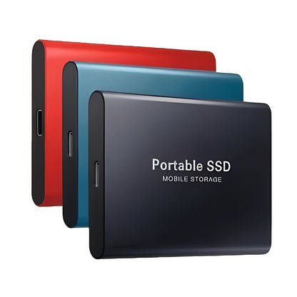 Compact USB 3.1 External SSD Hard Drive with Metal Case