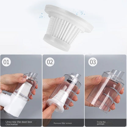 Compact Cordless Car Vacuum Cleaner, Portable Home Pet Vacuum