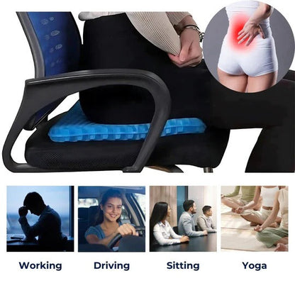 Comfortable Gel Seat Pad for Back Support