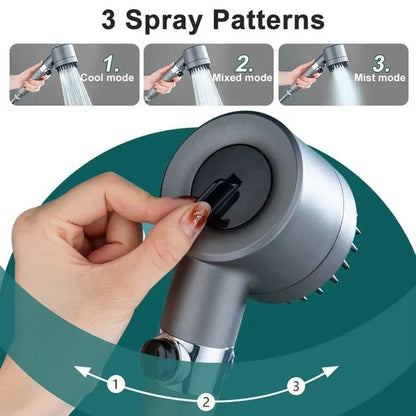 Powerful Shower Head with Concentrated Jet Spray