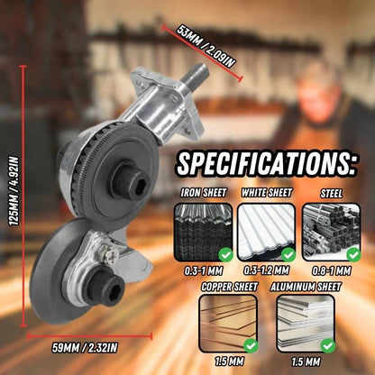 Heavy Duty Drill Metal Cutting Attachment