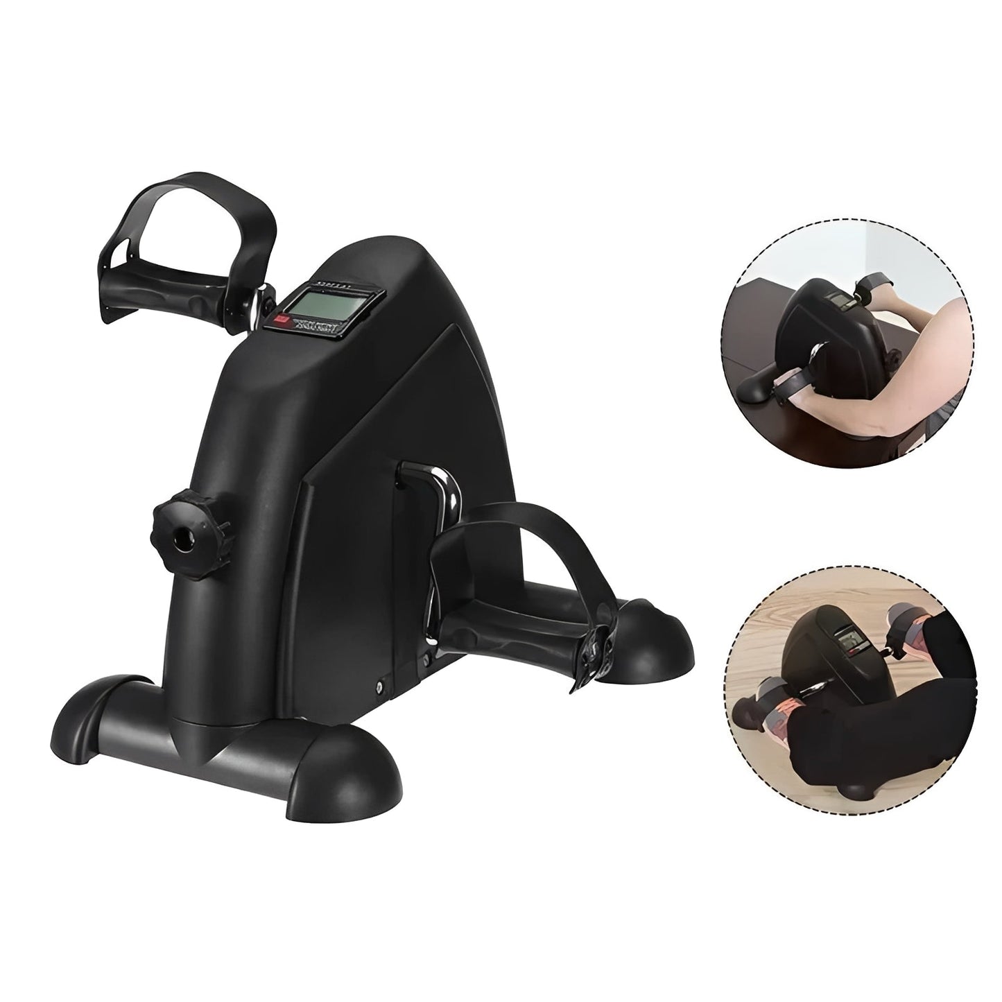 Compact Mini Pedal Exerciser with LCD Display