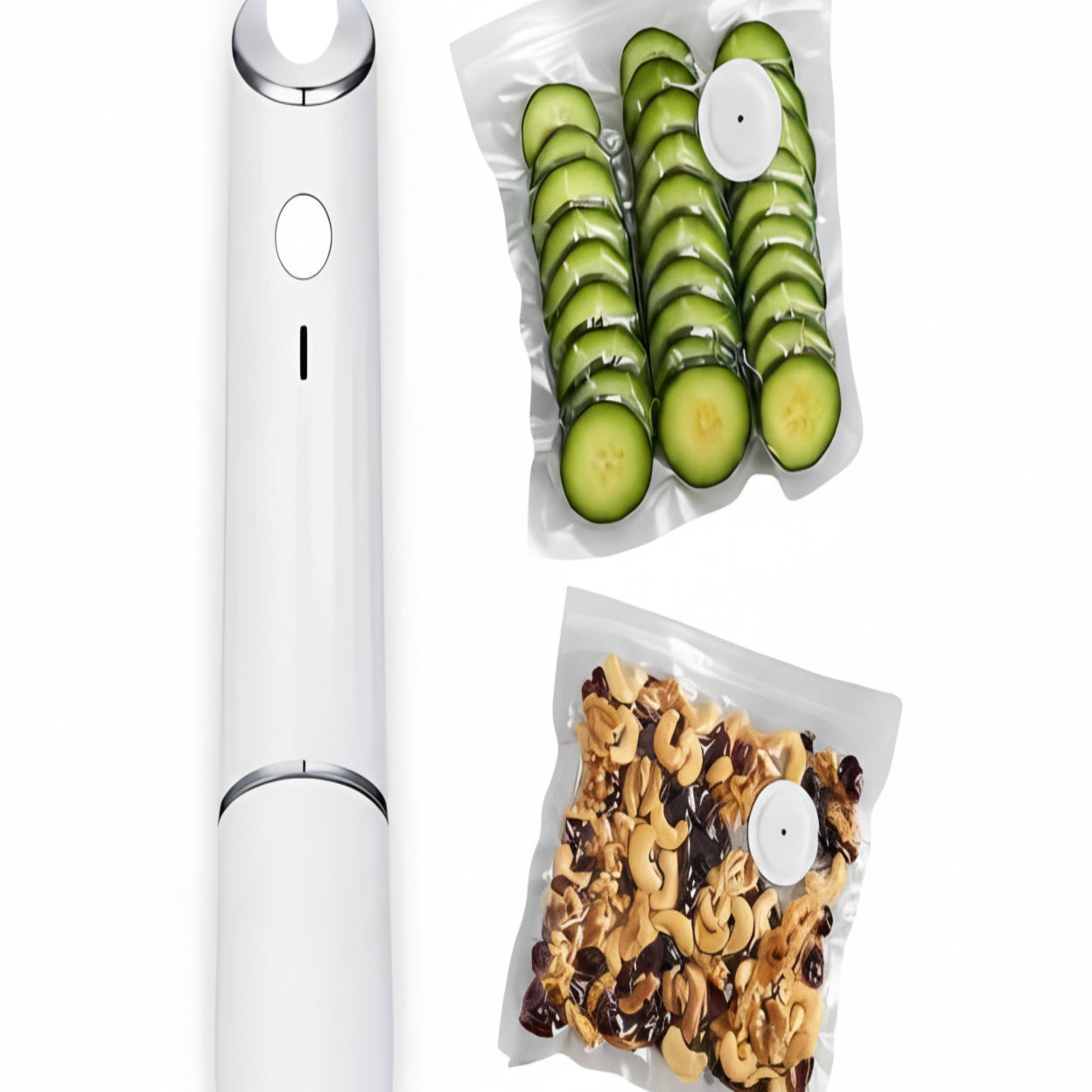 Automatic Food Saver for Airtight Storage Bags