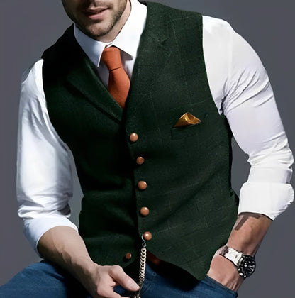 Classic Formal Vest with Fitted Design
