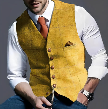 Classic Formal Vest with Fitted Design