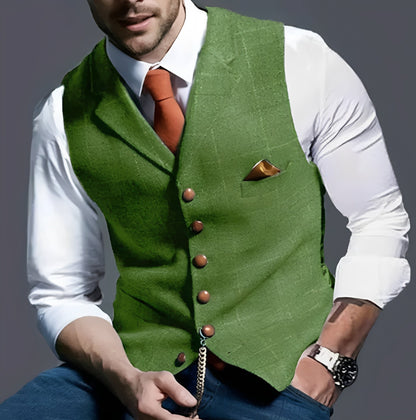 Classic Formal Vest with Fitted Design