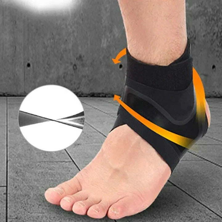 Breathable Ankle Compression Wrap with Cross Strap Support