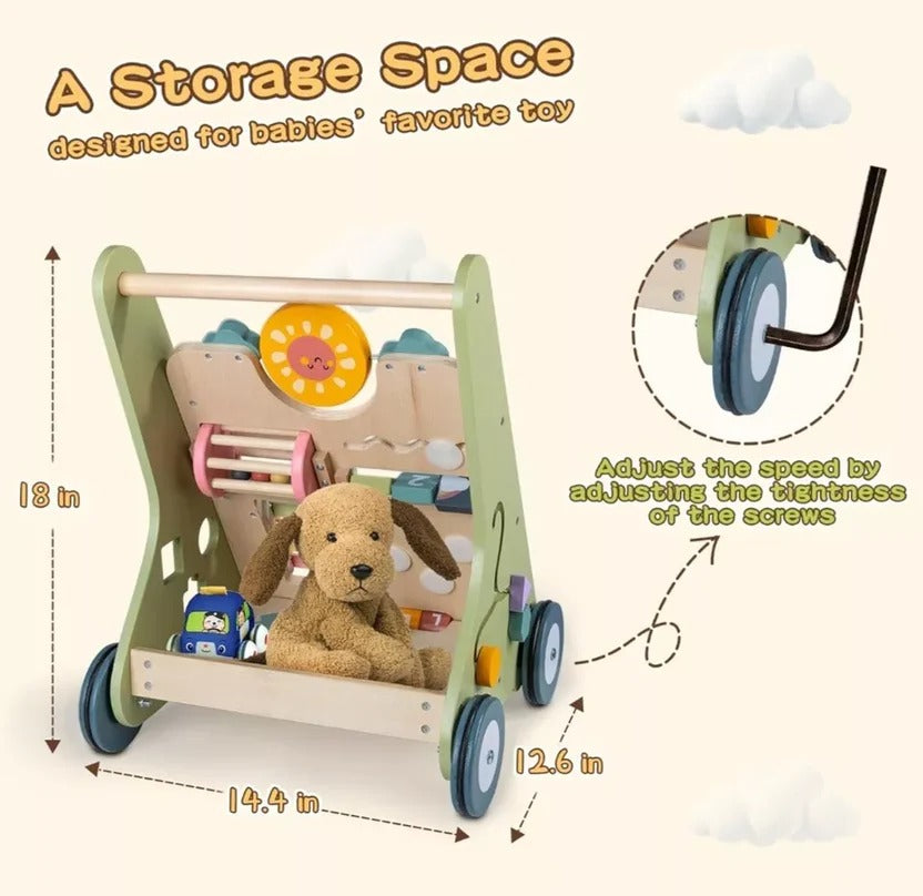 Baby Learning Walker and Play Center