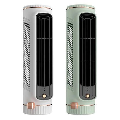 Compact Quiet Desk Fan with Rechargeable Battery