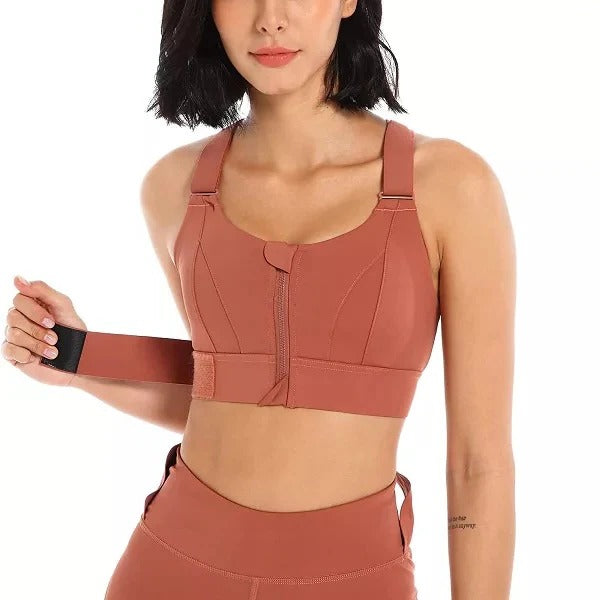 Comfortable Fitness Bra with Customizable Straps