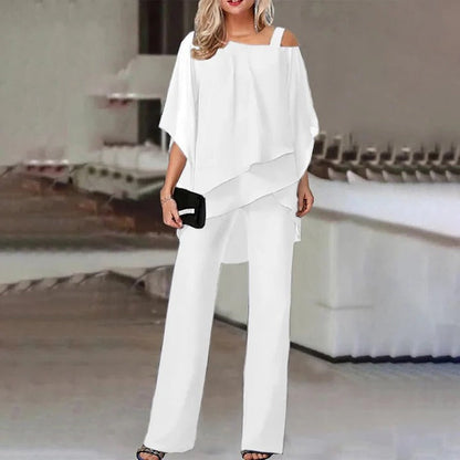 Trendy Off Shoulder Ladies Suit