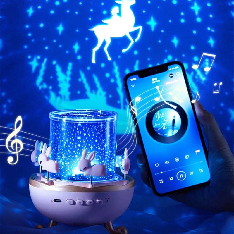 Soothing LED Night Light Projector