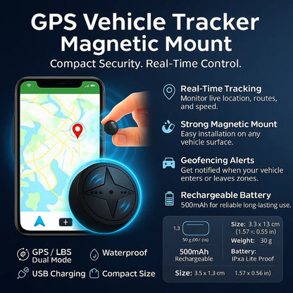 Strong Car GPS Tracker Magnetic Mount