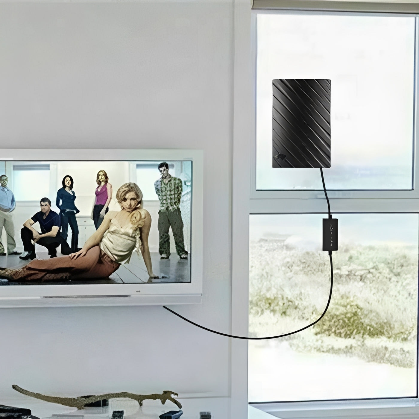 Clear Digital Indoor TV Antenna and Aerial