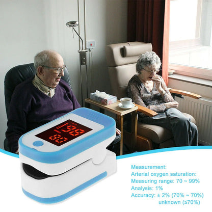 Portable Oxygen Level Tracker, Finger Pulse Monitor