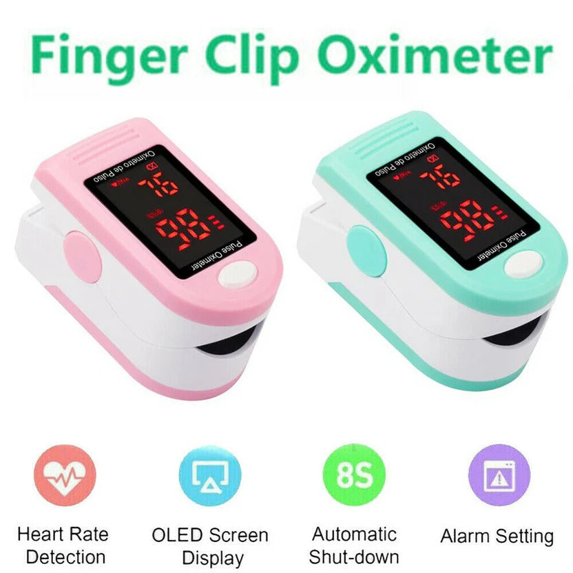 Portable Oxygen Level Tracker, Finger Pulse Monitor