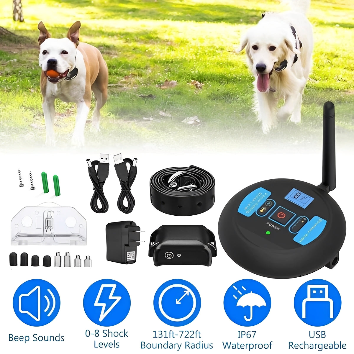 Pet Training Barrier and Outdoor Coaching System