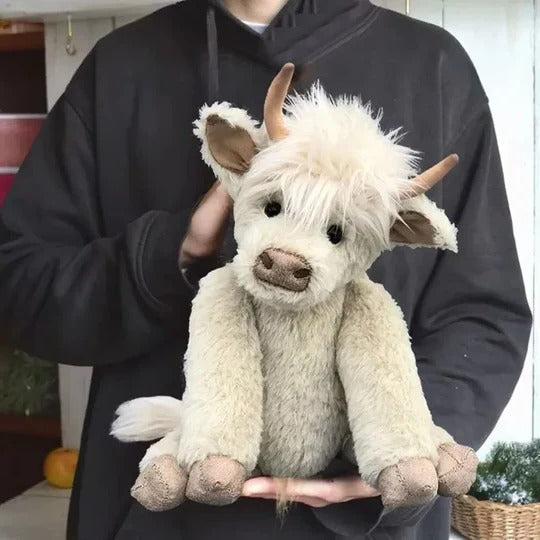 Cuddly Farm Animal Stuffed Toy with Sound and Movement