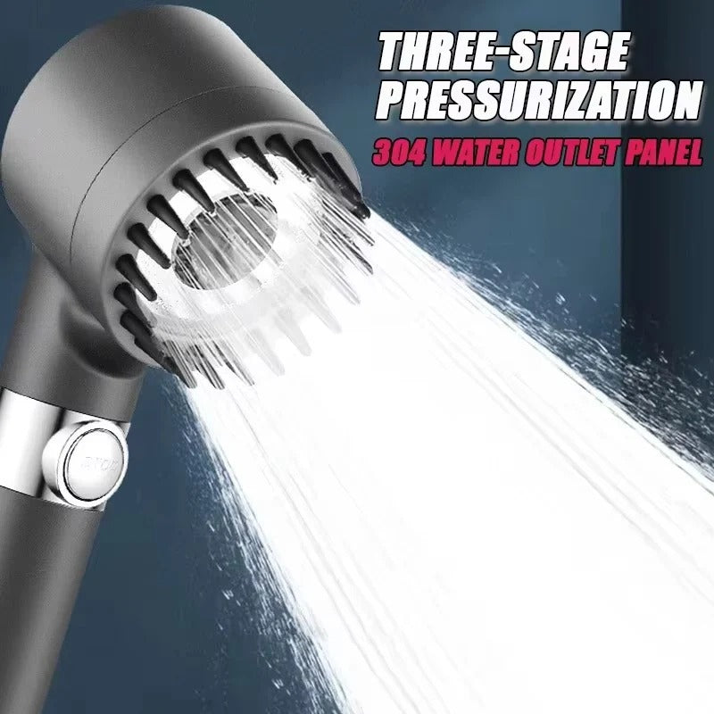 Water Saving Shower Head with Filter and Massager