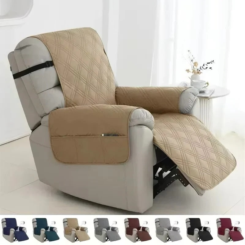 Durable Recliner Cover with Non Slip Back Support
