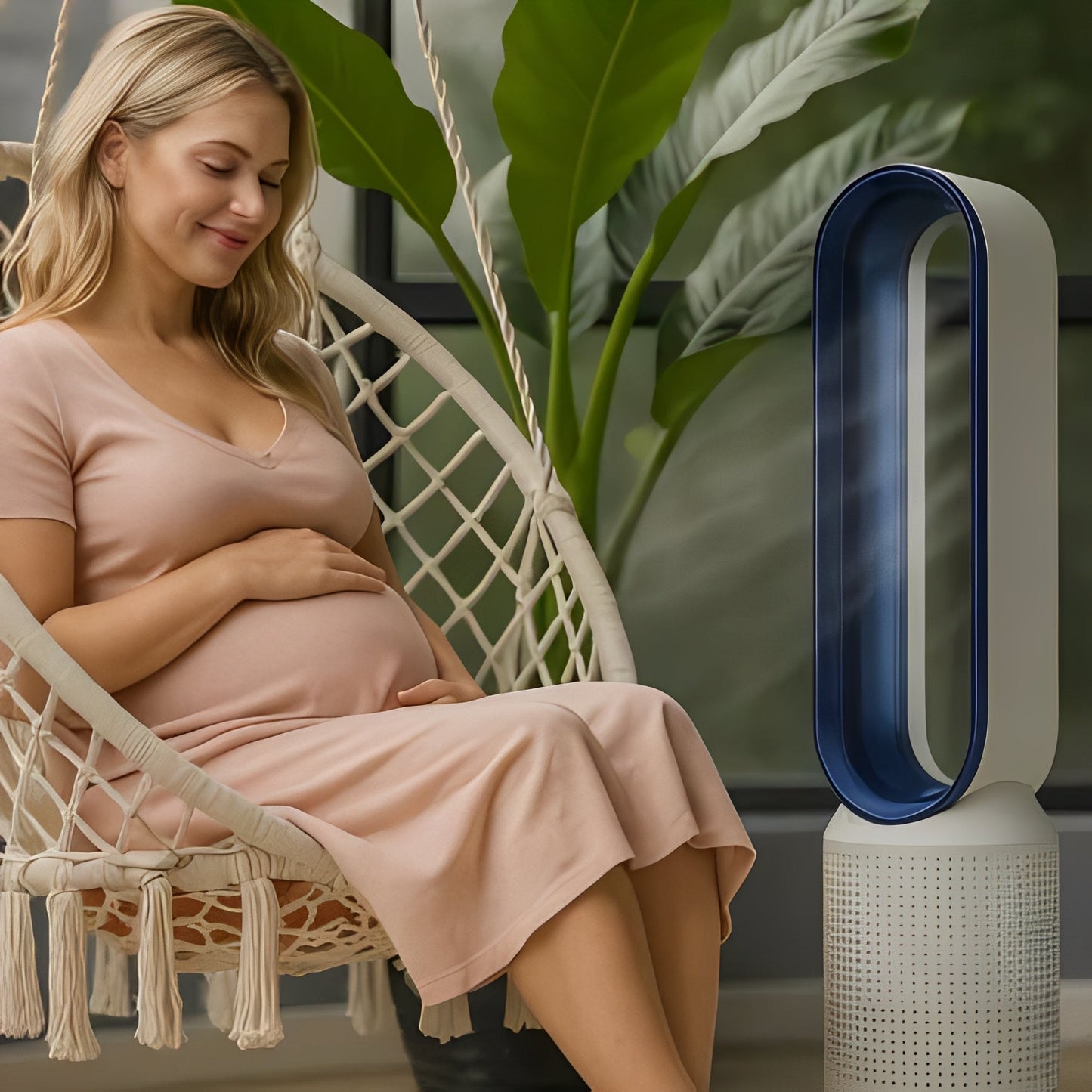 Quiet Slim Tower Fan with Remote Control