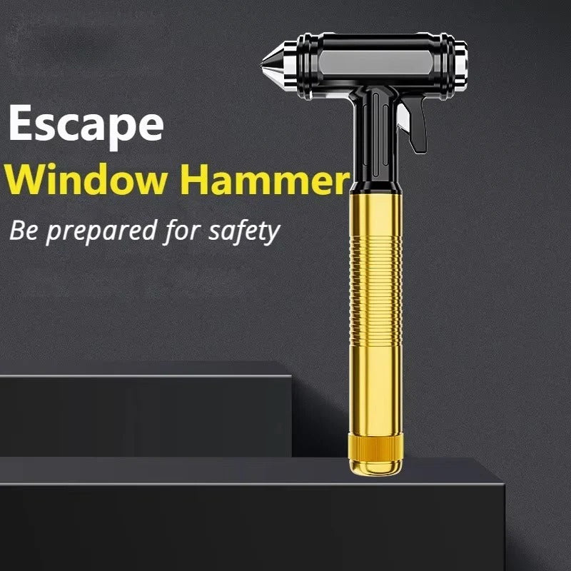 Heavy Duty Car Escape Tool with Belt Cutter
