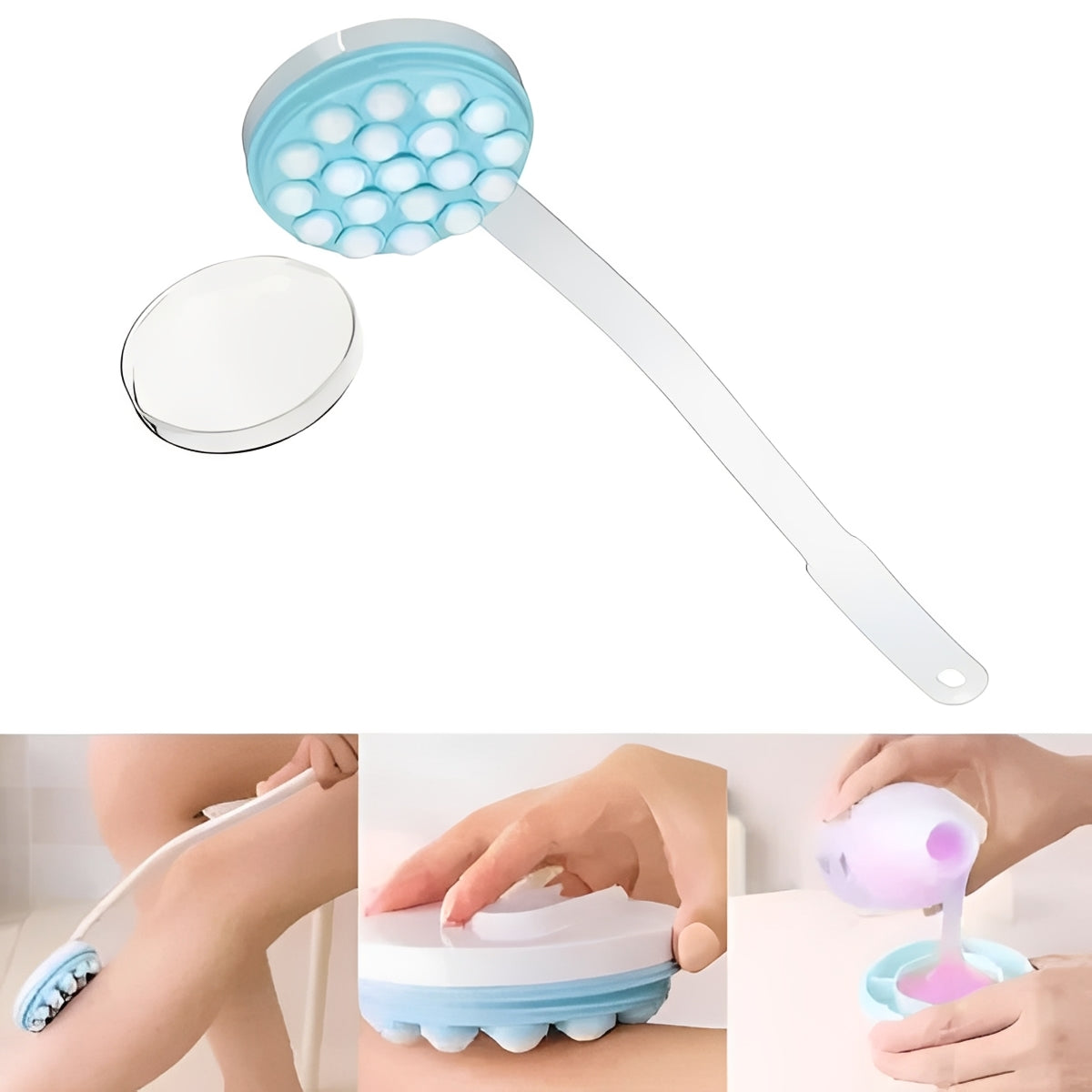 Easy Reach Back Massager with Roller Ball