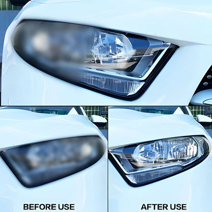 Car Headlight Repair Kit with Polish and Buffing Pads