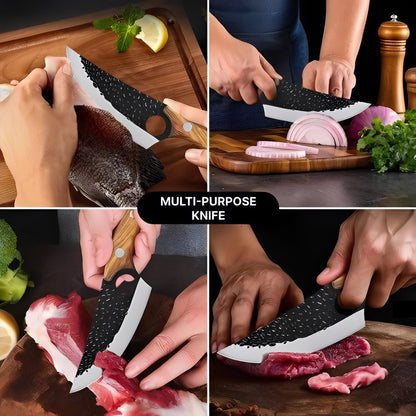 Sharp Stainless Chef Knife with Comfort Grip Handle