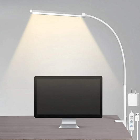 Adjustable Bright LED Table Lamp with Flexible Neck - Ortekor