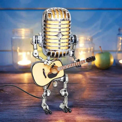 Retro Music Theme Table Lamp