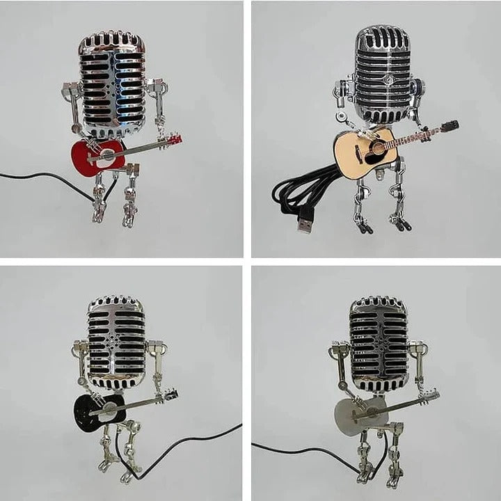Retro Music Theme Table Lamp