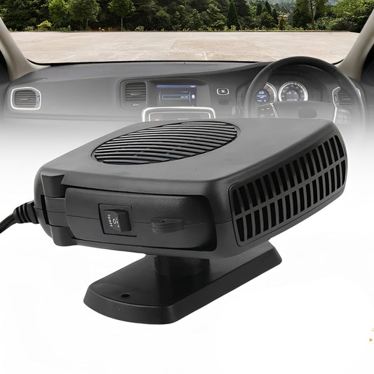 Compact 12V Car Ceramic Heater Fan for Winter - Ortekor