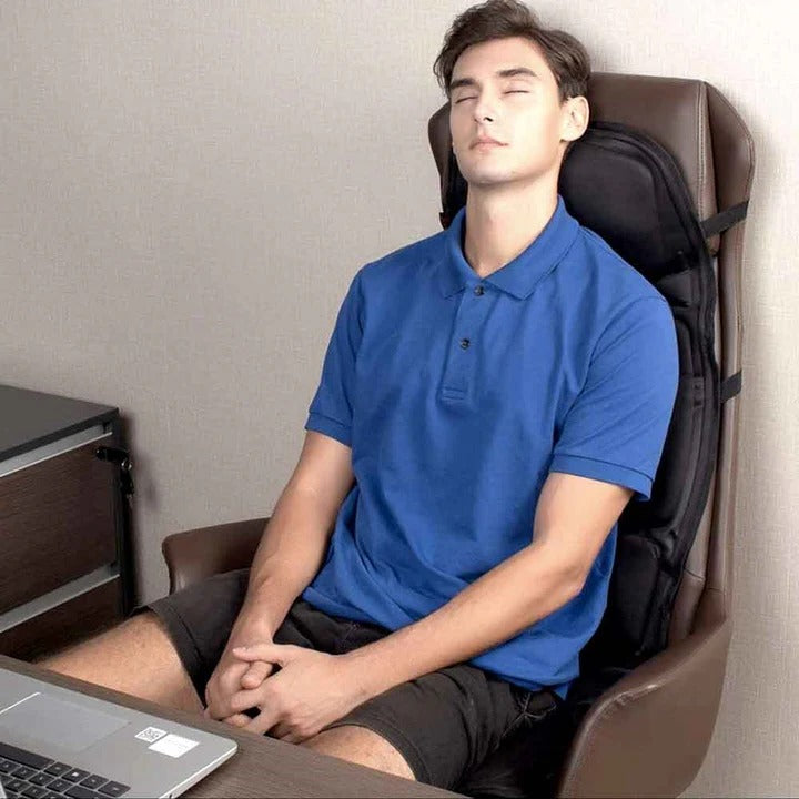 Heated Massage Seat Cushion for Lower Back Relief