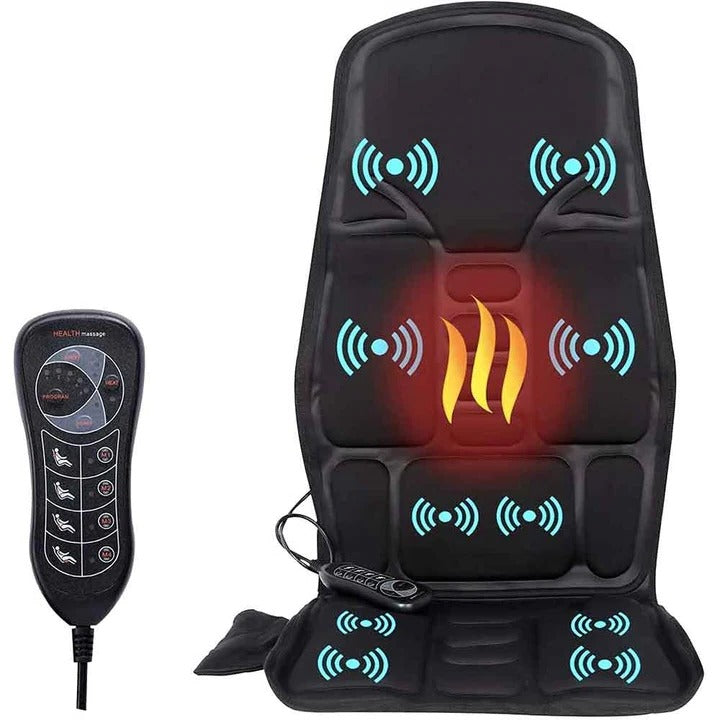 Heated Massage Seat Cushion for Lower Back Relief