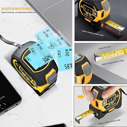 Accurate Distance Laser Measure with IR Sensor