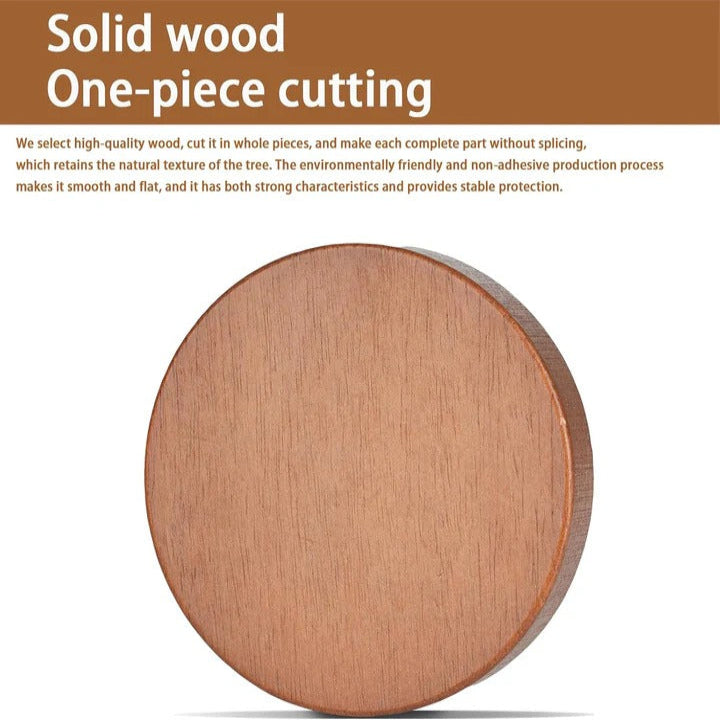 Portable Oak Trivets with Thermal Resistant Top