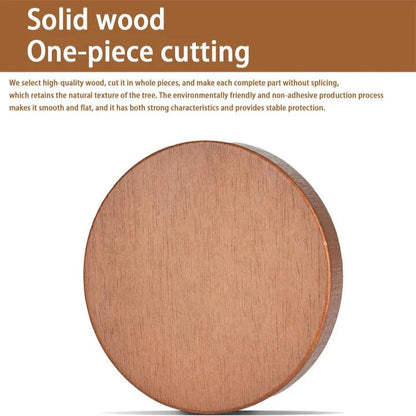 Portable Oak Trivets with Thermal Resistant Top