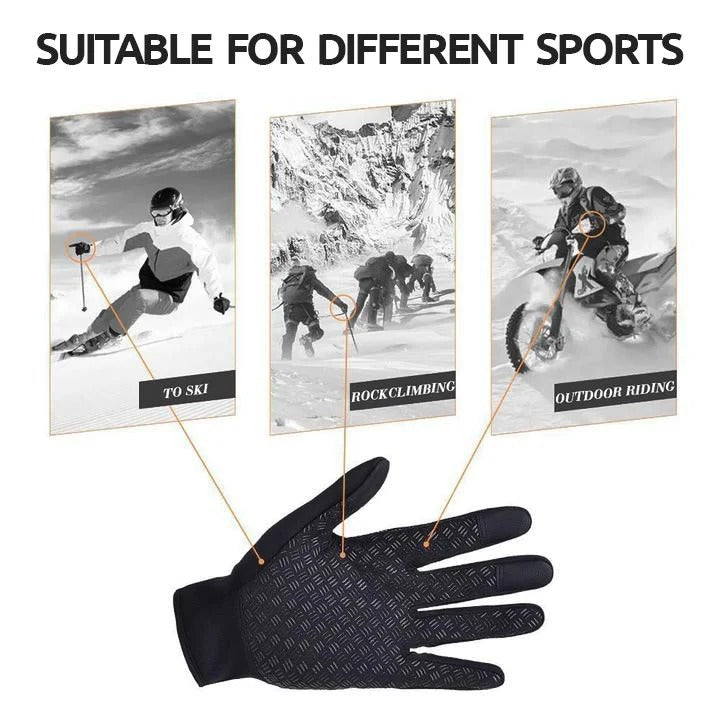Warm Waterproof Touchscreen Gloves for Cold Weather