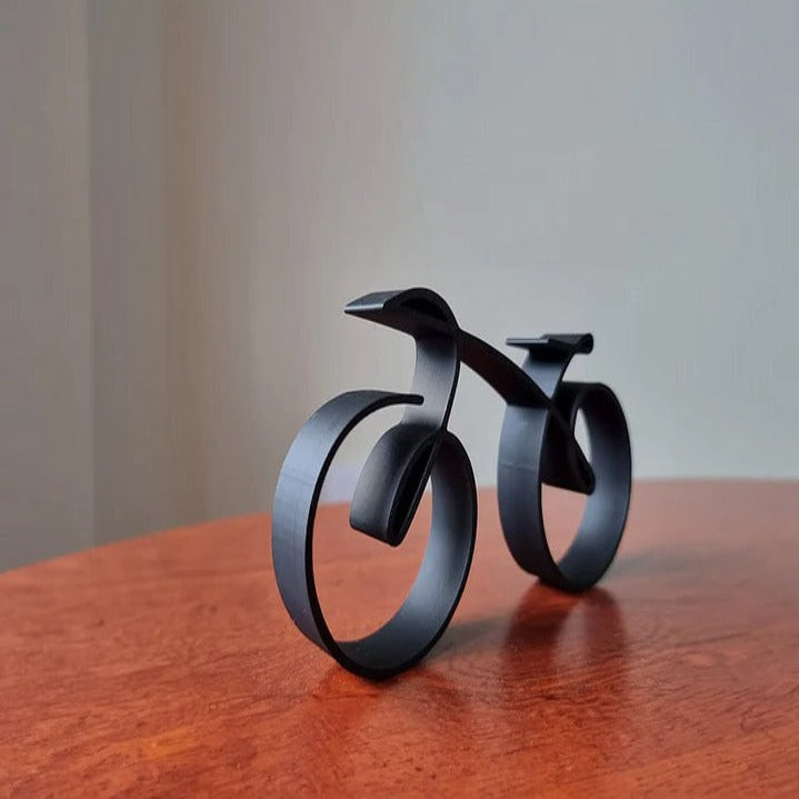 Simple Metal Bike Wall Art Decoration