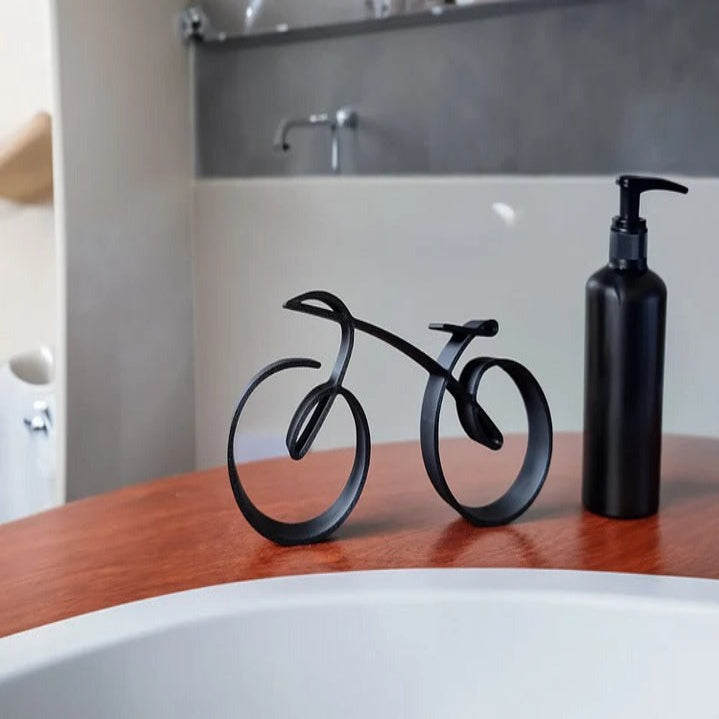 Simple Metal Bike Wall Art Decoration