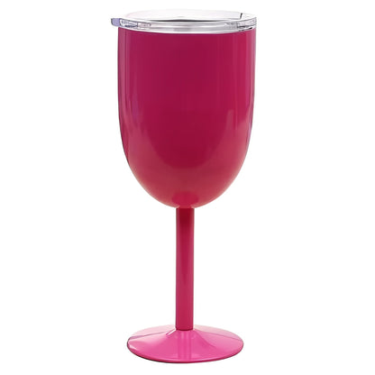 Double Wall Insulated Wine Cup with Tight Lid