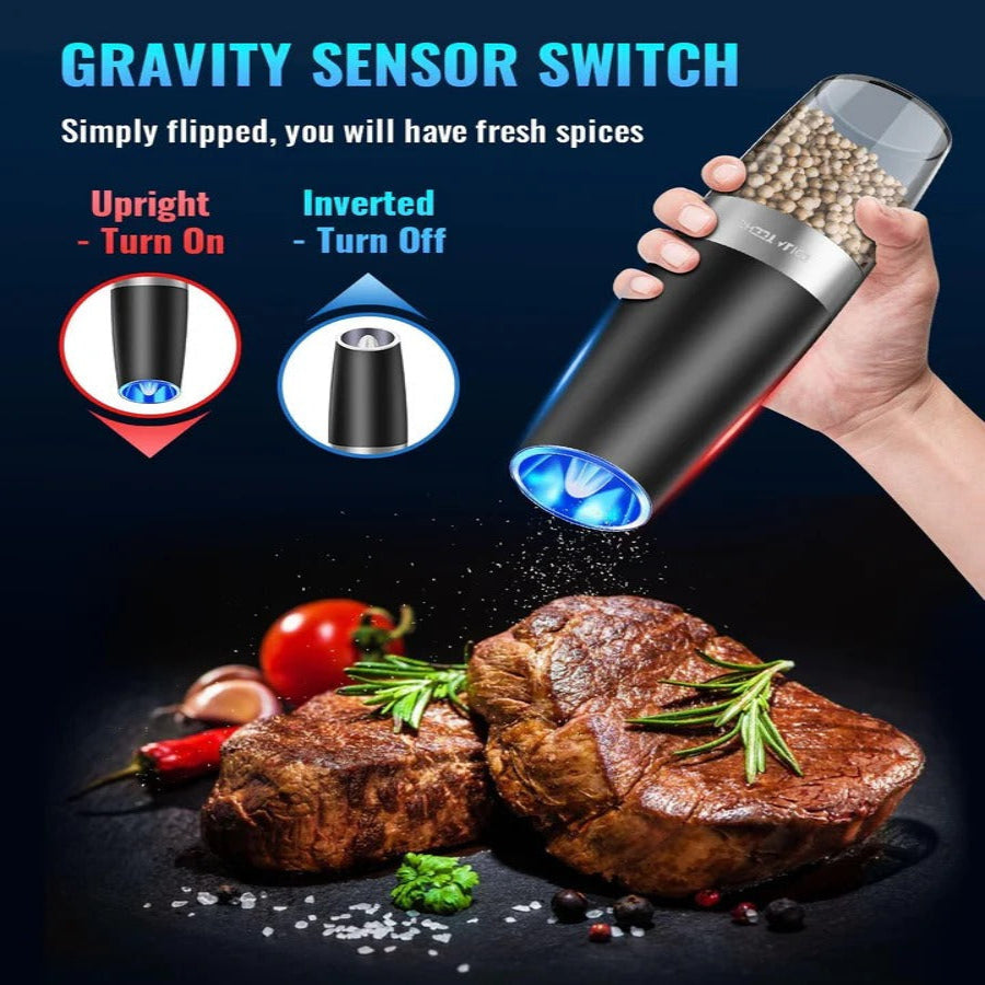 Easy Use Electric Salt Pepper Grinder Mill
