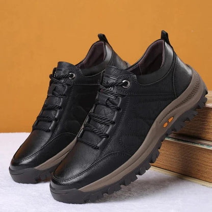 Comfortable Men's Leather Oxfords with Arch Support