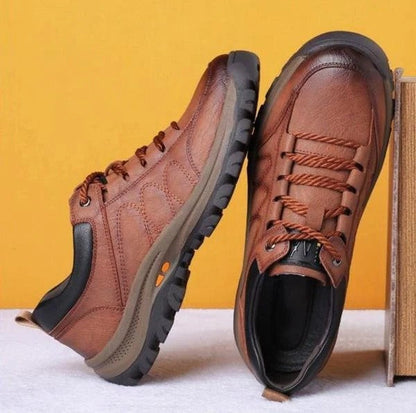 Comfortable Men's Leather Oxfords with Arch Support