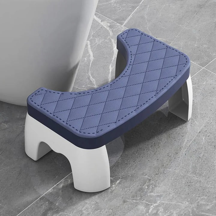 Space Saving Toilet Step Stool with Anti Slip Base