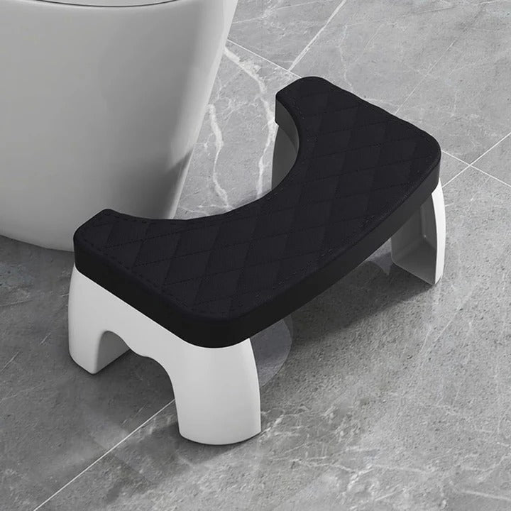 Space Saving Toilet Step Stool with Anti Slip Base